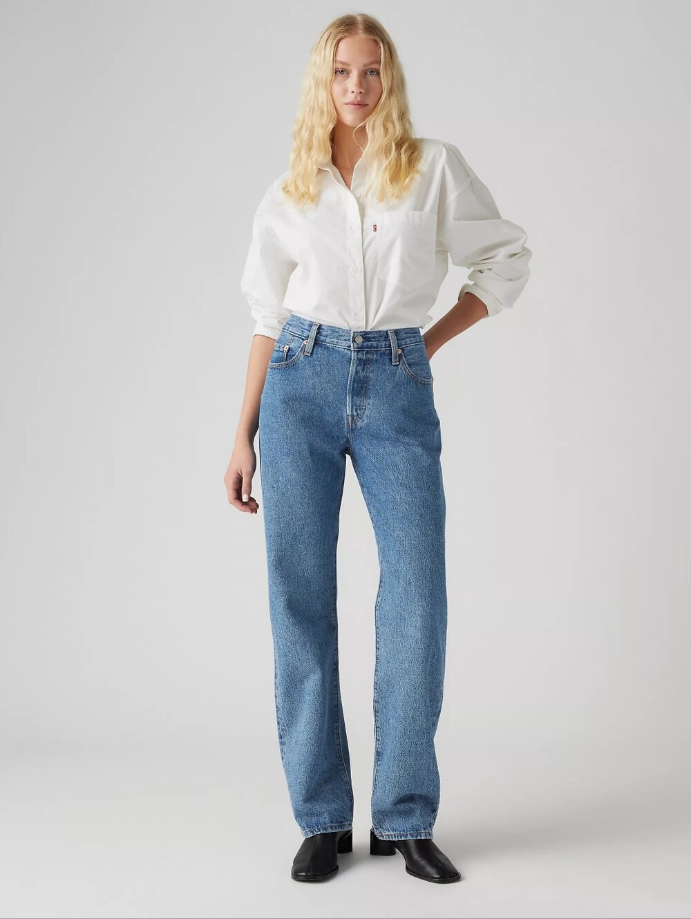 Levi's 501 Straight Leg Jeans - Shout Out Stone
